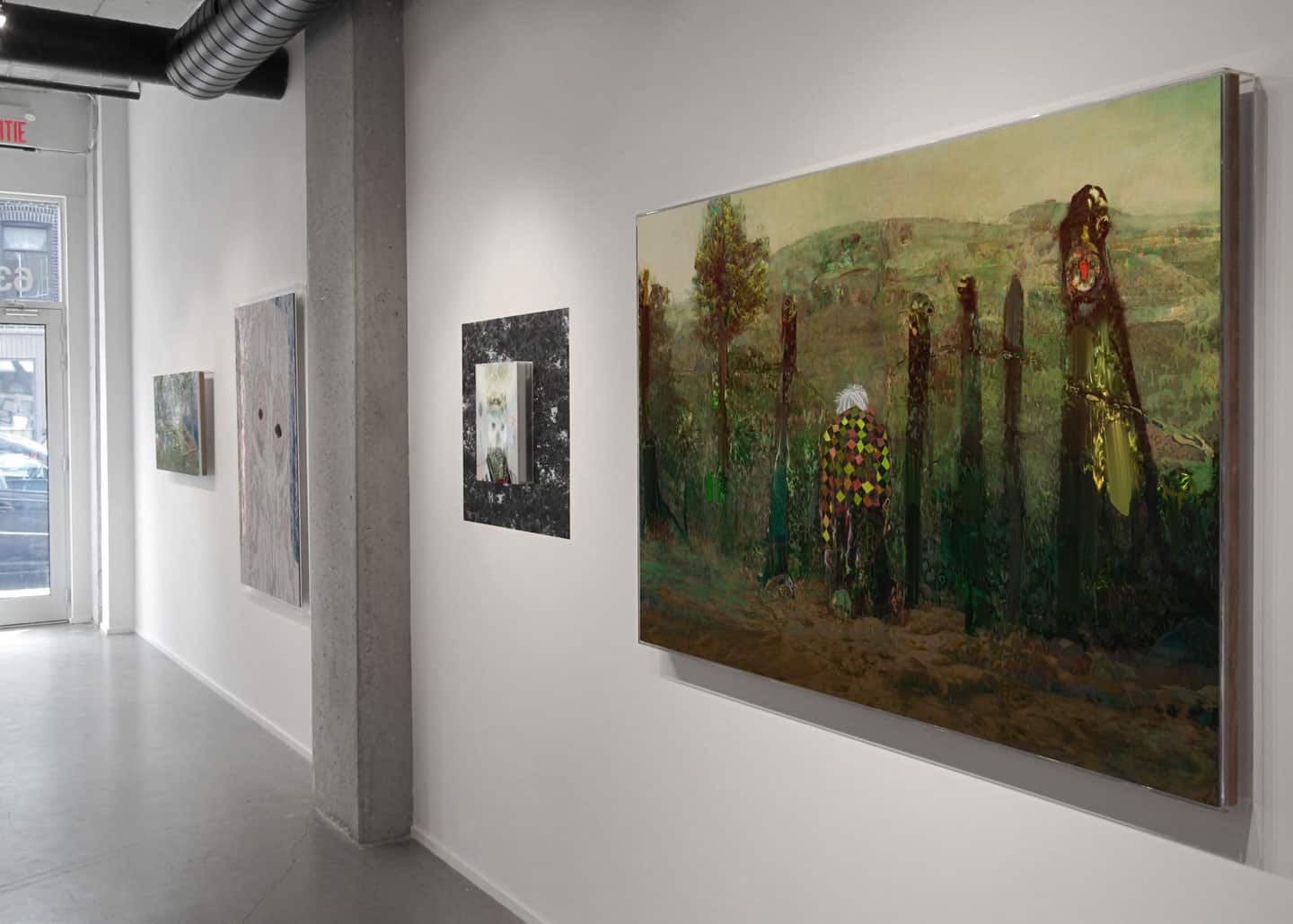 Install photo Beyond The Fall, Galerie BAC, Montréal, Canada